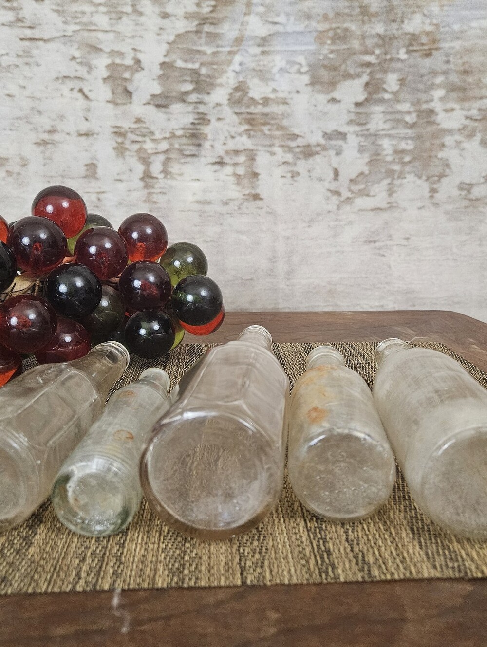 Vintage Glass Jars Found Object Nevada Mining VTG Decor Heinz Anchor - Picture 4 of 15